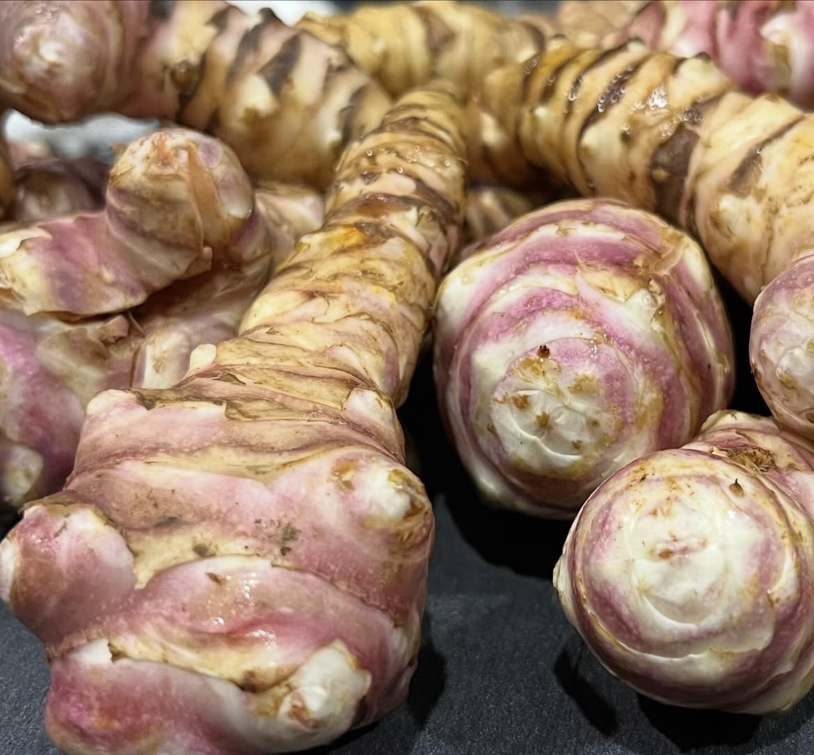 【大岡村の有機菊芋】の写真